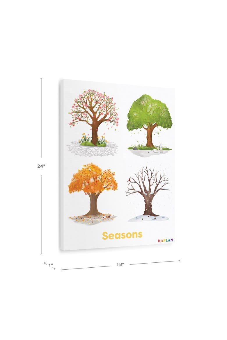 Seasons of Trees Giclee Wall Print, Alternate, color, brown