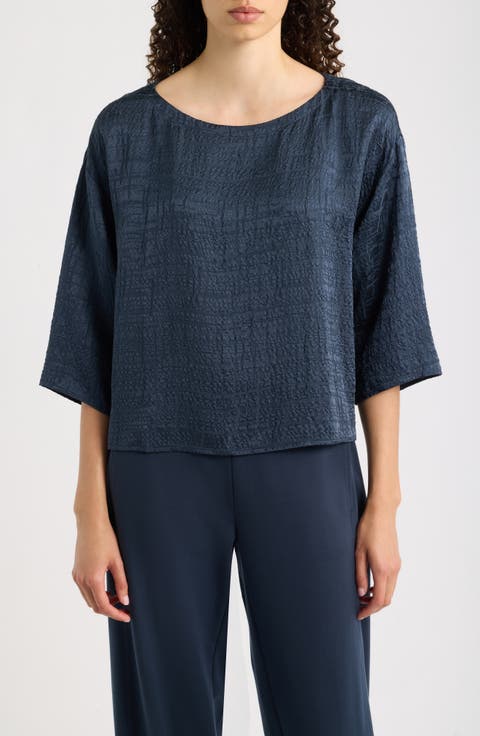 Boxy Silk Top