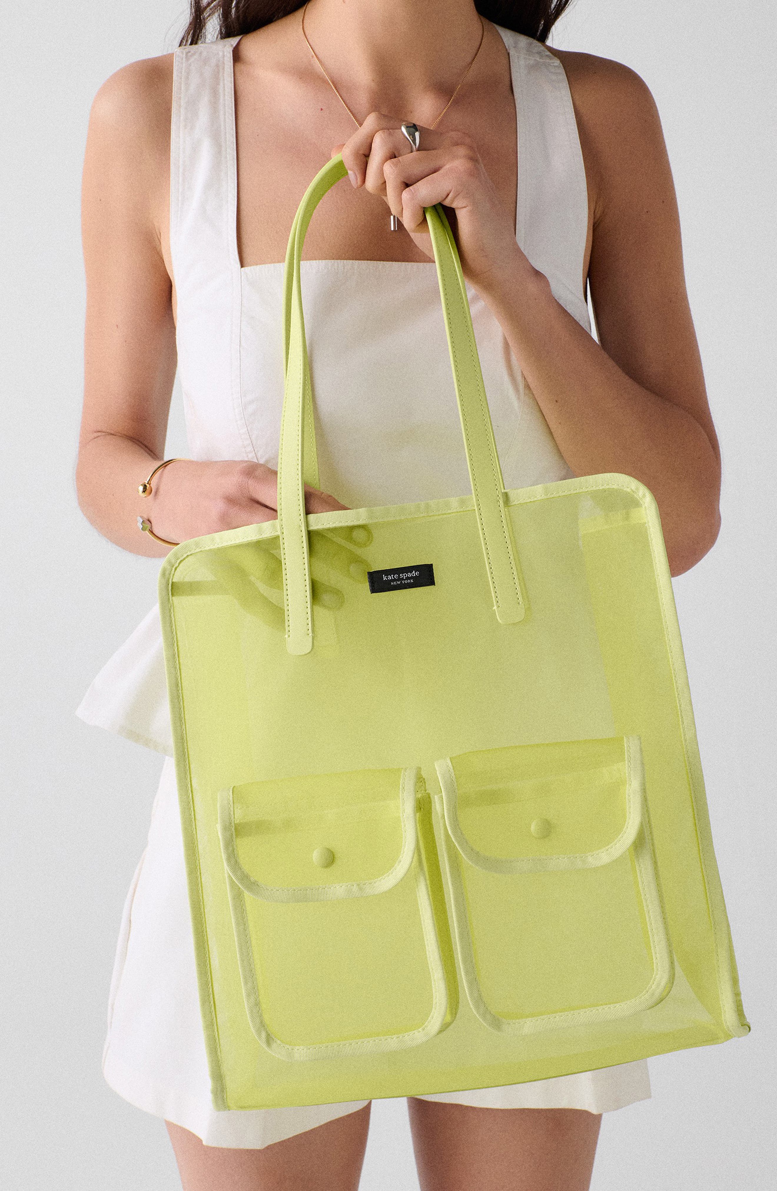 breezy mesh tote bag, Alternate, color, BOSC PEAR
