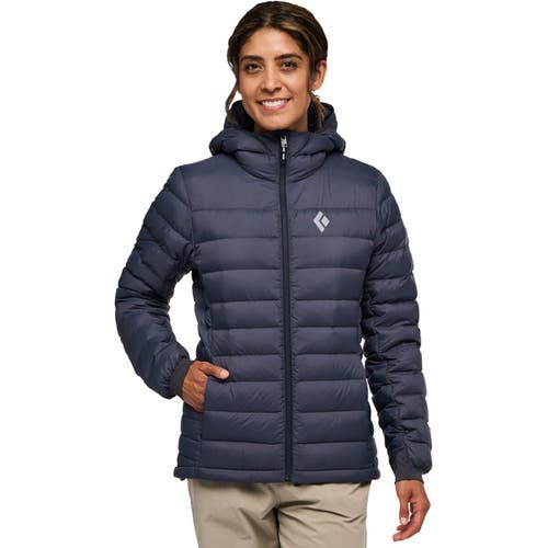 Black Diamond Access Down Hoodie In Blue