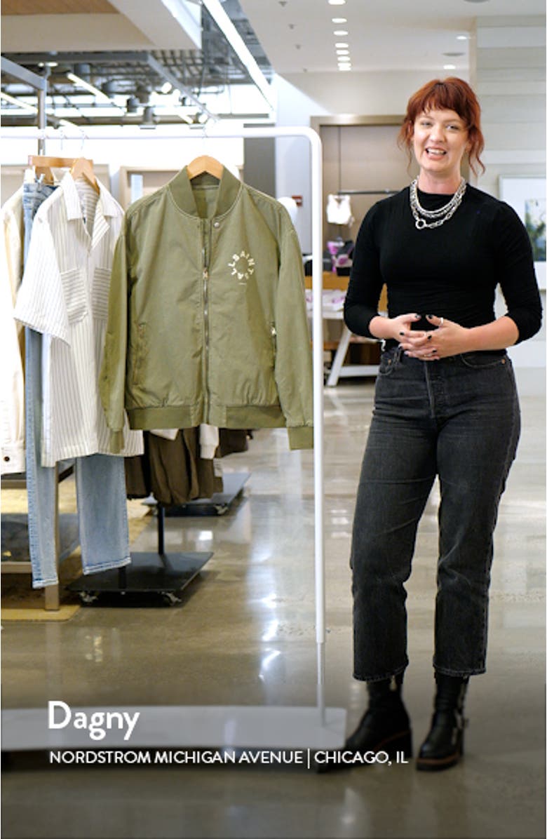 Tierra Faded Bomber Jacket, sales video thumbnail