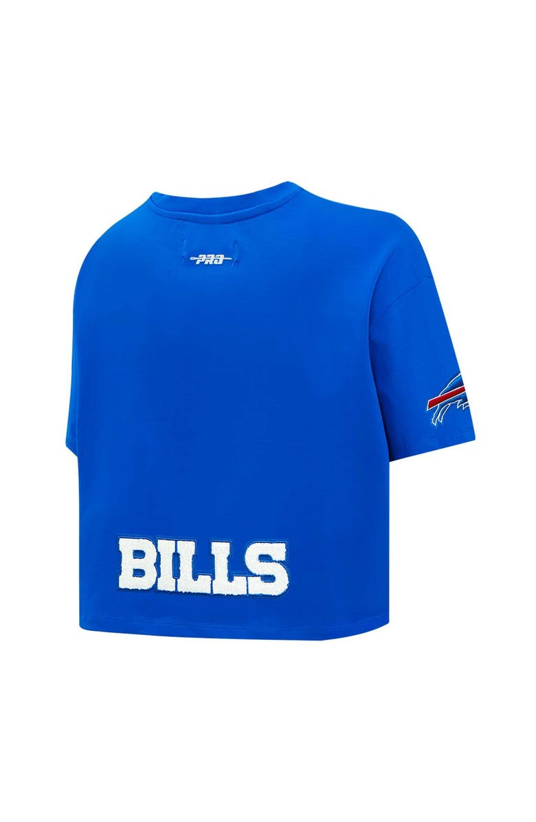 PRO STANDARD Women's Pro Standard Josh Allen Royal Buffalo Bills Player Name & Number Cropped Boxy T-Shirt, Alternate, color, 