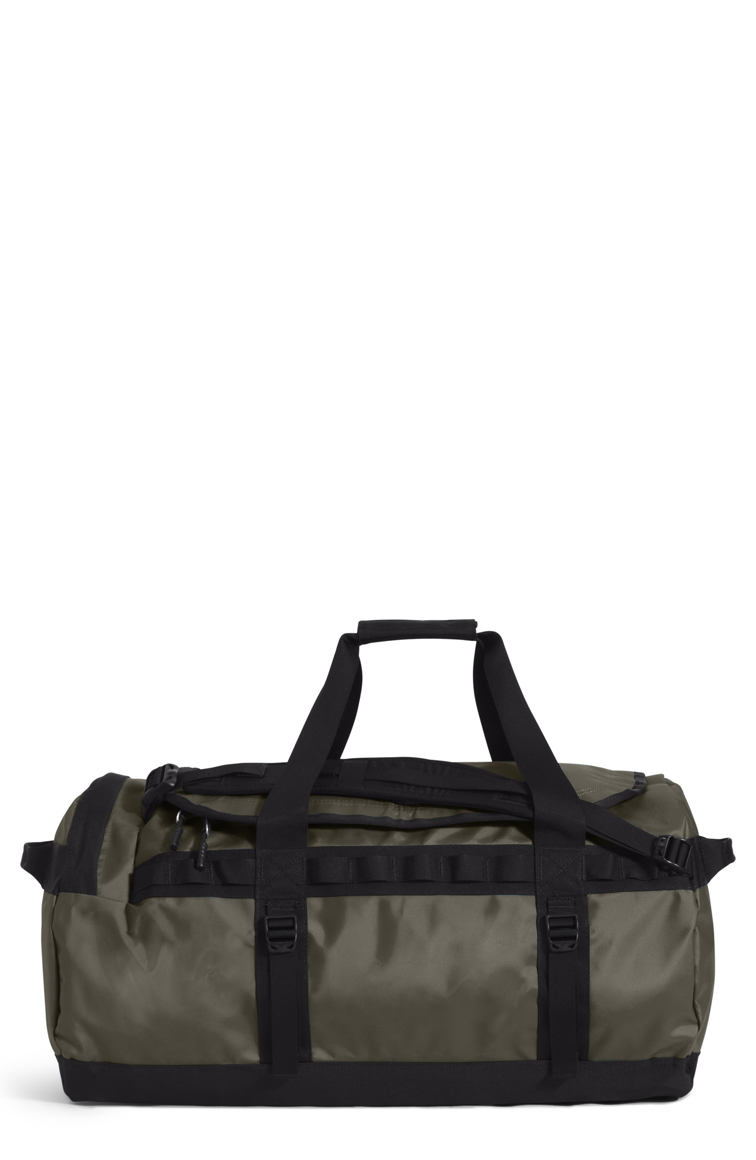 The North Face Base Camp 31L Duffle Bag, Main, color, New Taupe Green/ Tnf Black-Npf
