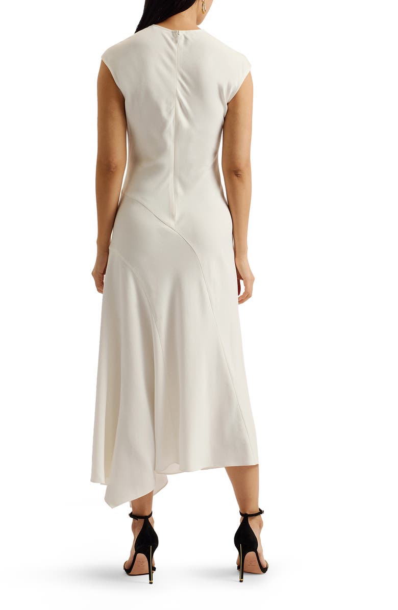 Ted Baker London Isparta Cap Sleeve Asymmetric Midi Dress, Alternate, color, 
