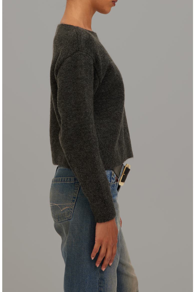 Palisades Boatneck Sweater, Alternate, color, BLACK