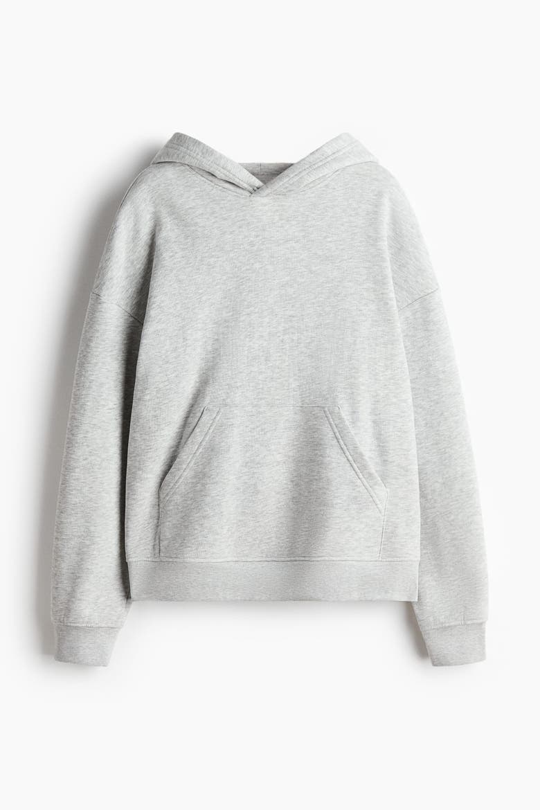 Hoodie, Alternate, color, Light grey marl