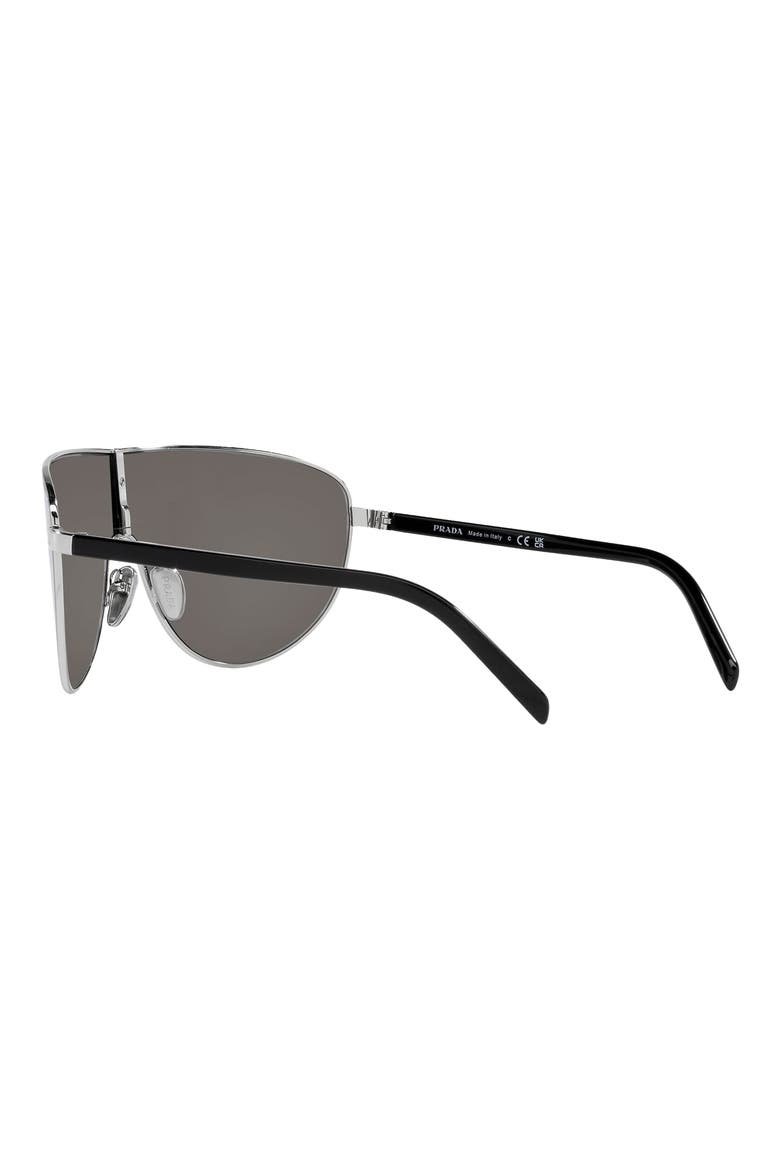 37mm Rectangular Sunglasses, Alternate, color, SILVER