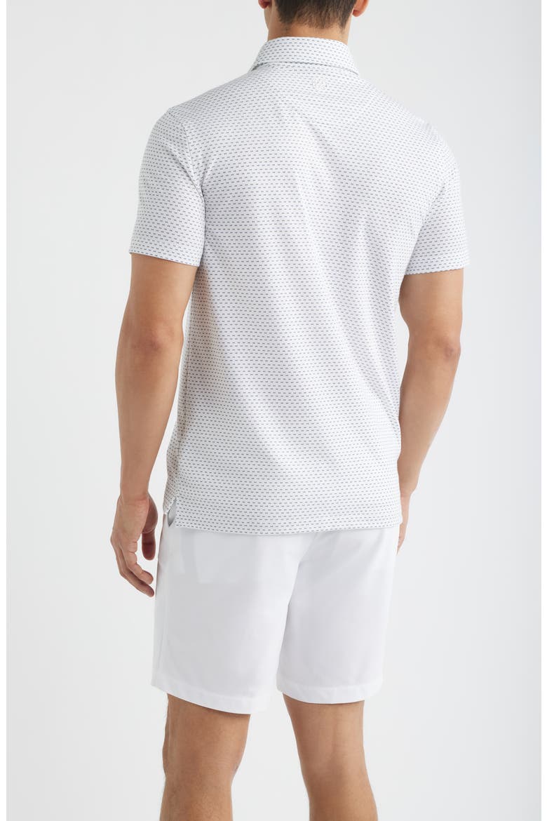 All Play Geo Print Performance Golf Polo, Alternate, color, SNOW