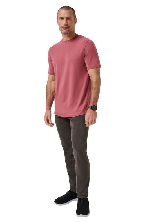 Travismathew Cloud Crewneck T-shirt In Pink