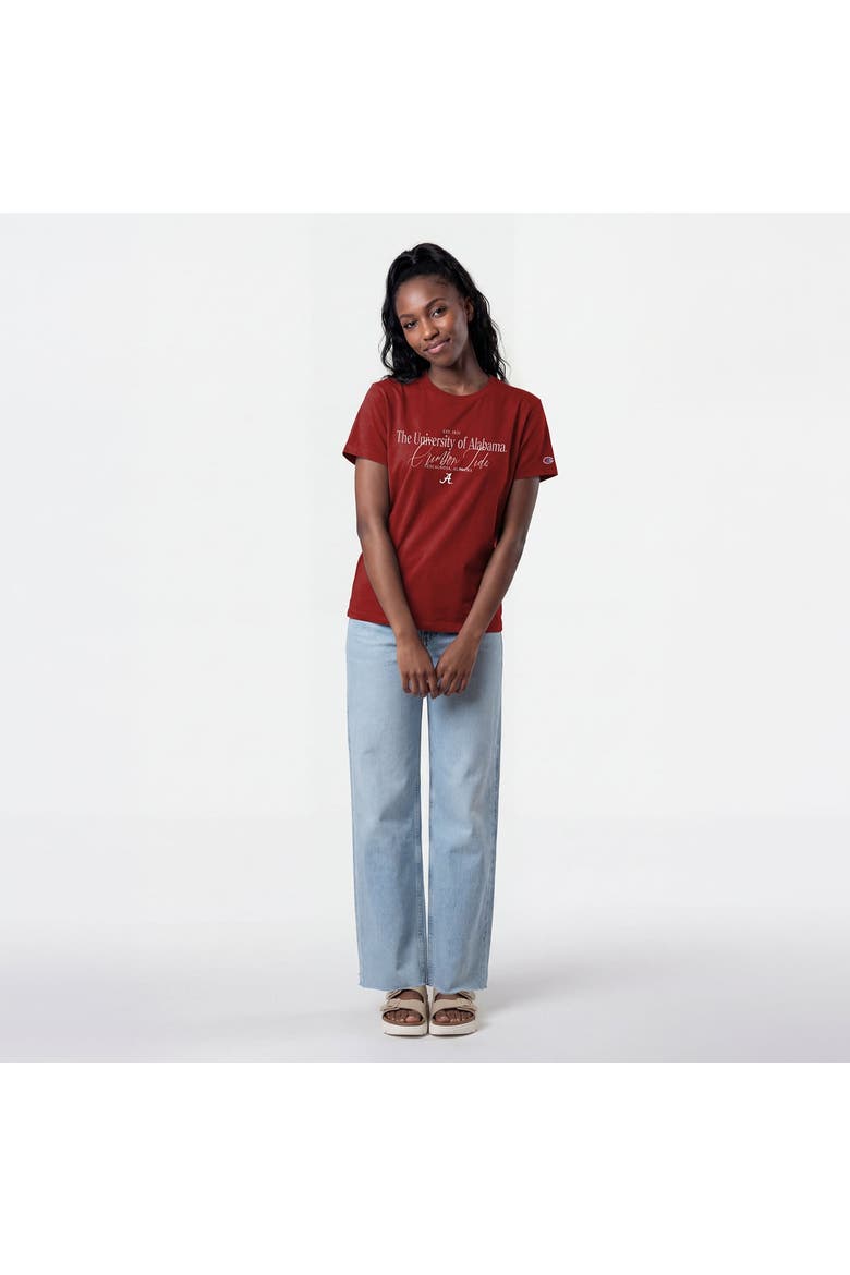 Women's Champion  Crimson Alabama Crimson Tide Lifestyle T-Shirt, Alternate, color, Crimson