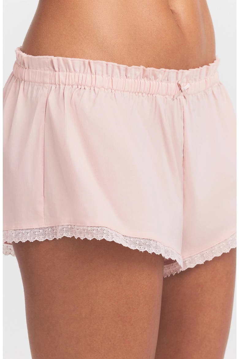 Poplin Apparel Shorts, Alternate, color, DUSTY PINK
