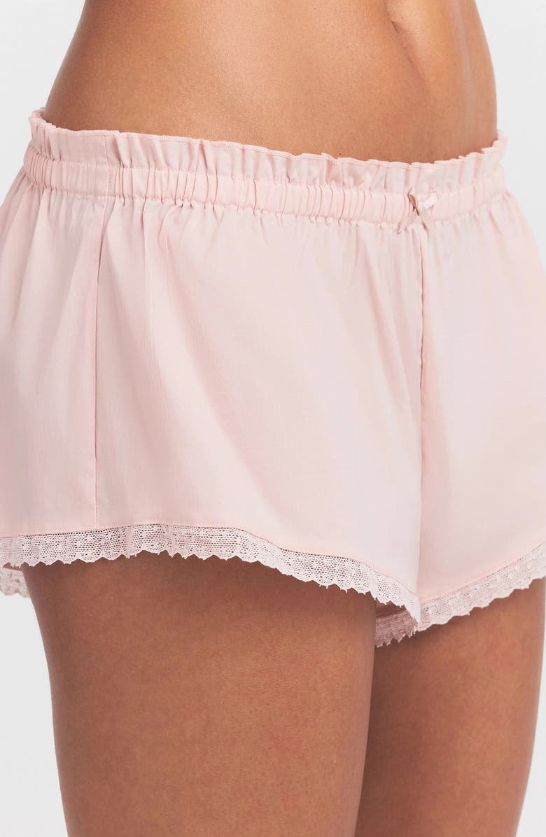 SKIMS Poplin Apparel Shorts, Alternate, color, Dusty Pink