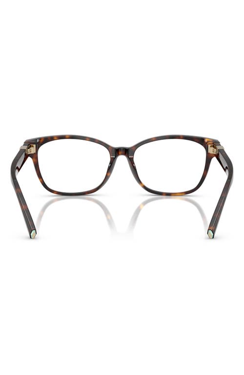 Tiffany & Co . 55mm Pillow Optical Glasses In Brown