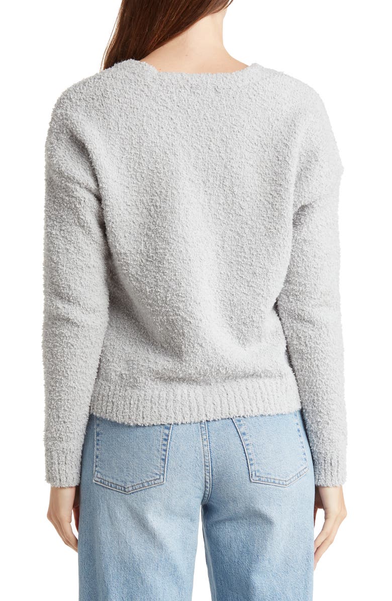 Olivia Sky Teddy Yarn Button-Up Cardigan, Alternate, color,