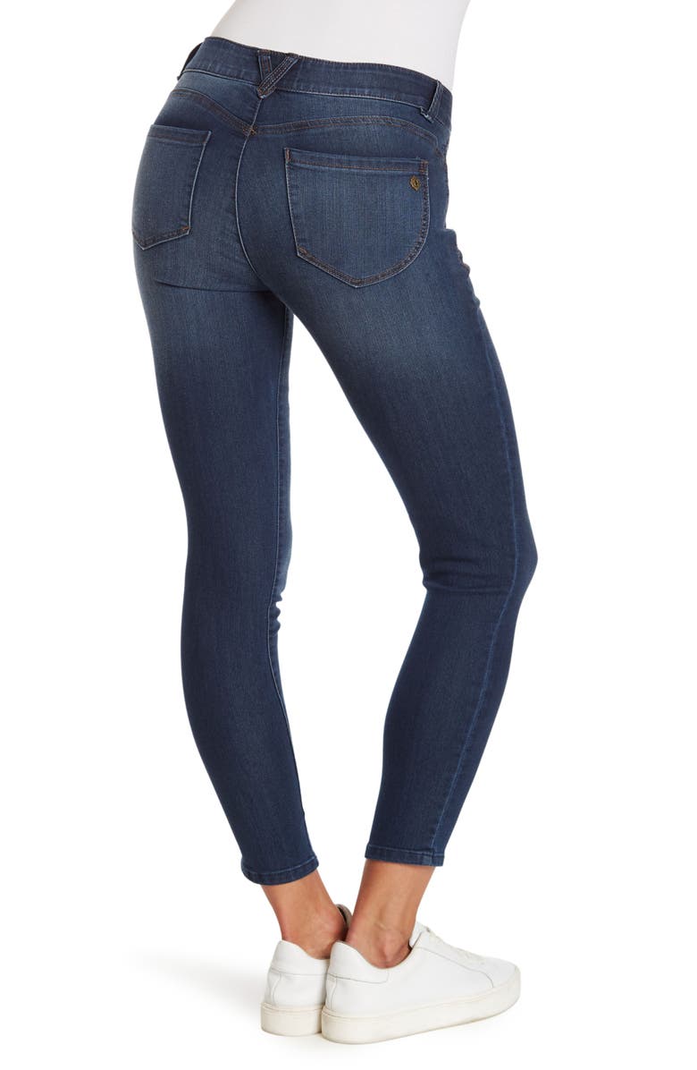 Democracy Ab Technology Crop Ankle Skinny Jeans, Alternate, color, Blue