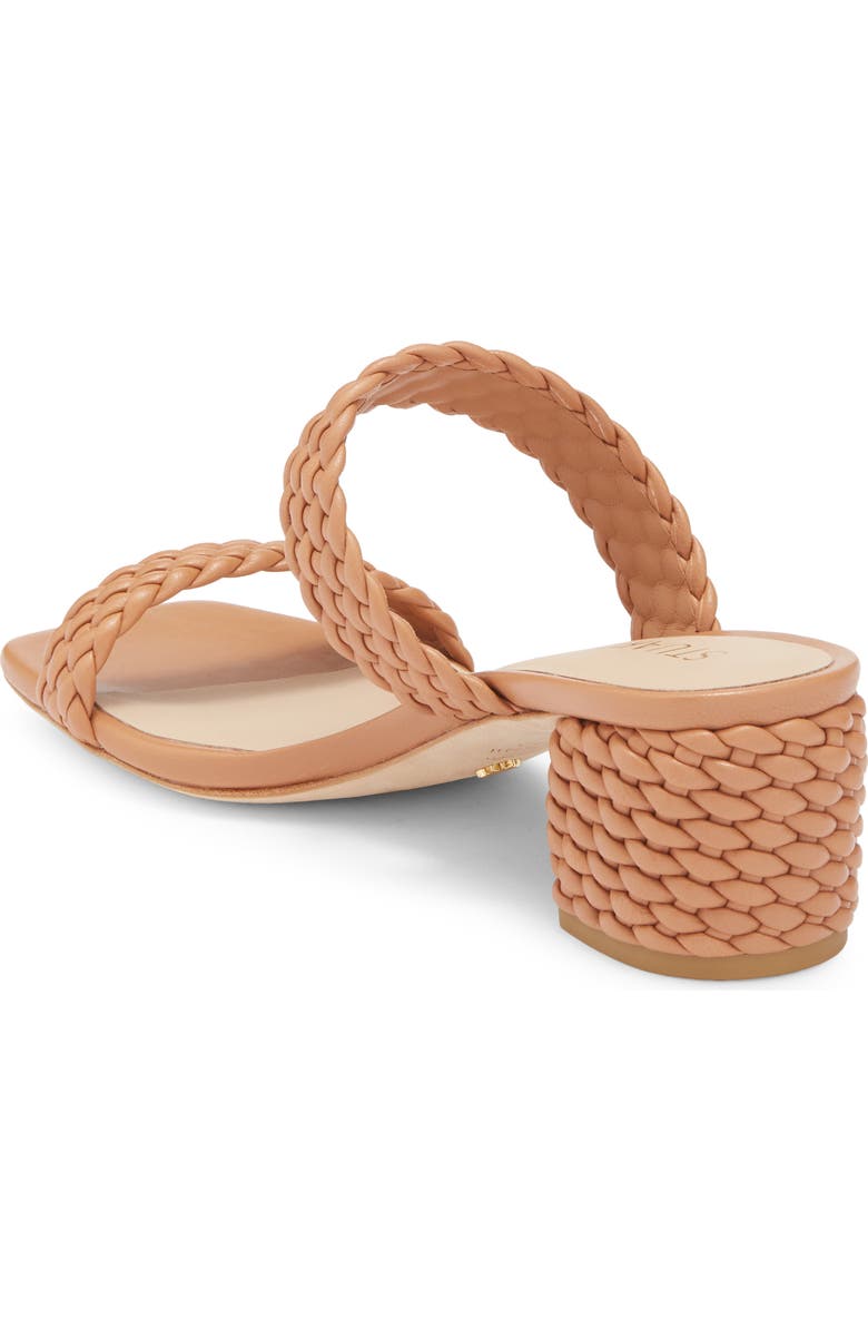 Stuart Weitzman Alena Waikiki Block Sandal, Alternate, color, Tan