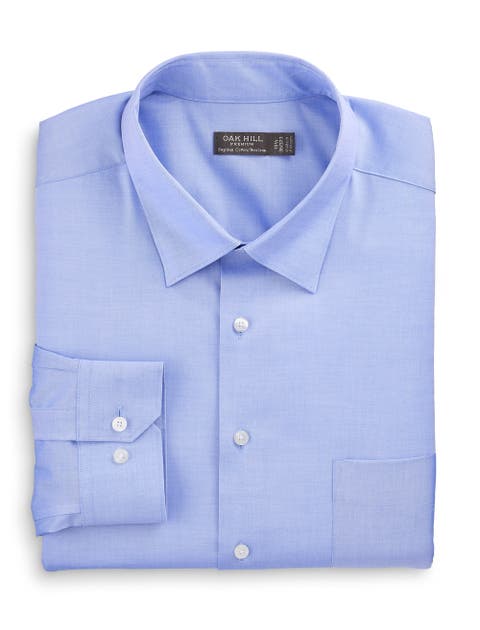 Big & Tall Stretch Pinpoint Dress Shirt