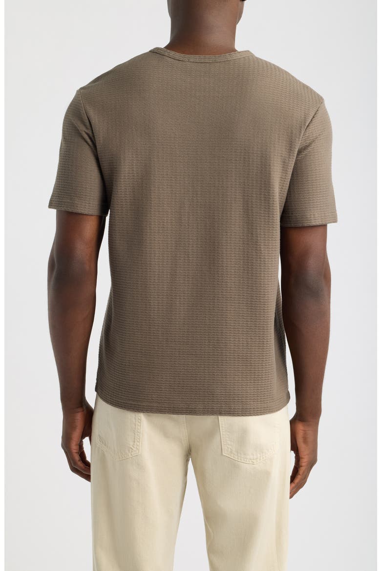 Textured Cotton Jacquard T-Shirt, Alternate, color, SOFT TAUPE
