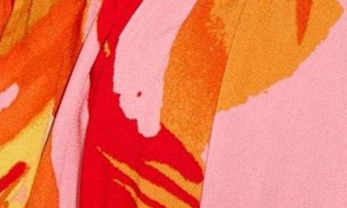 Friends Like These Ruffle Sqiare Neck Smocked Waist Maxi Sundress In Orange