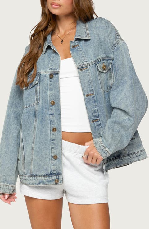 Dalia Oversized Denim Jacket
