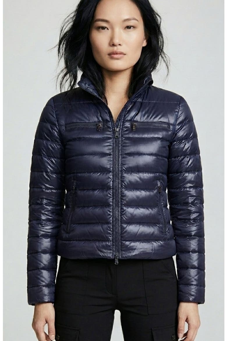 Vela Puffer Jacket, Main, color, Navy