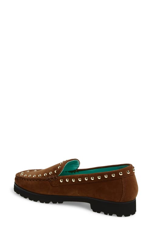 Robert Zur Diane Stud Loafer In Brown