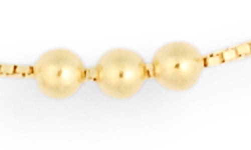 Argento Vivo Scattered Granulated Anklet In Gold