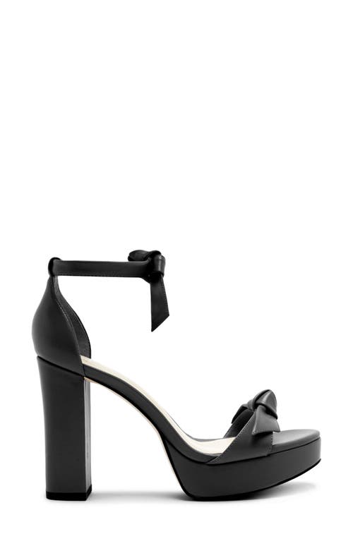 Alexandre Birman Mabeleh Ankle Strap Platform Sandal In Black