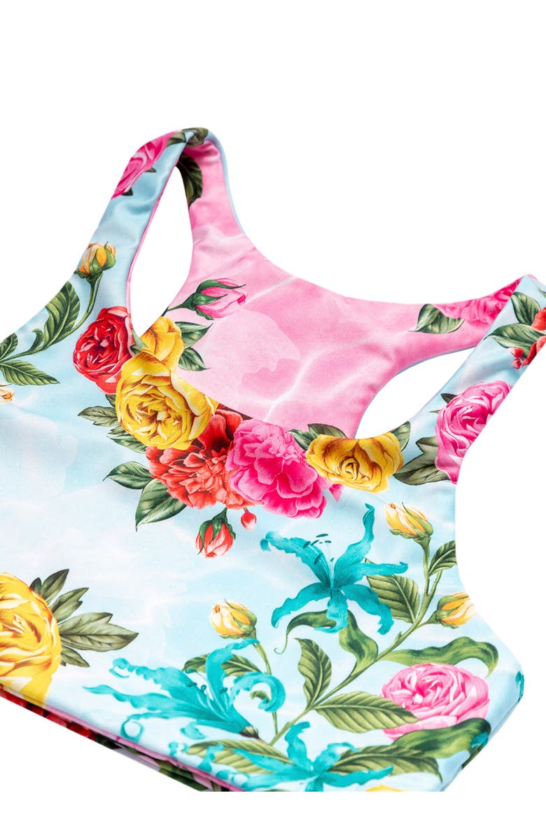 Agua Bendita Kids' Mirage Gianna Reversible Two-Piece Swimsuit, Alternate, color, Pink Multicolor