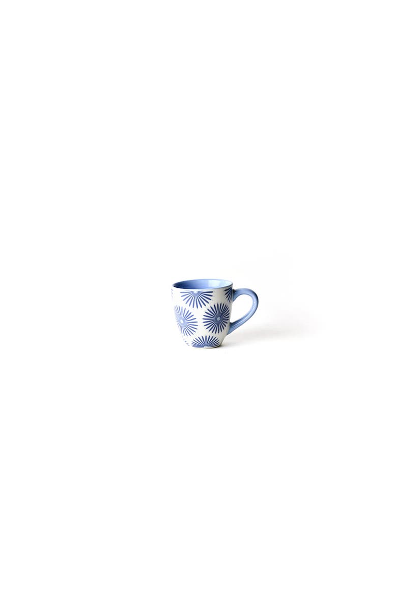 Iris Blue Burst Espresso Cup, Alternate, color, Blue