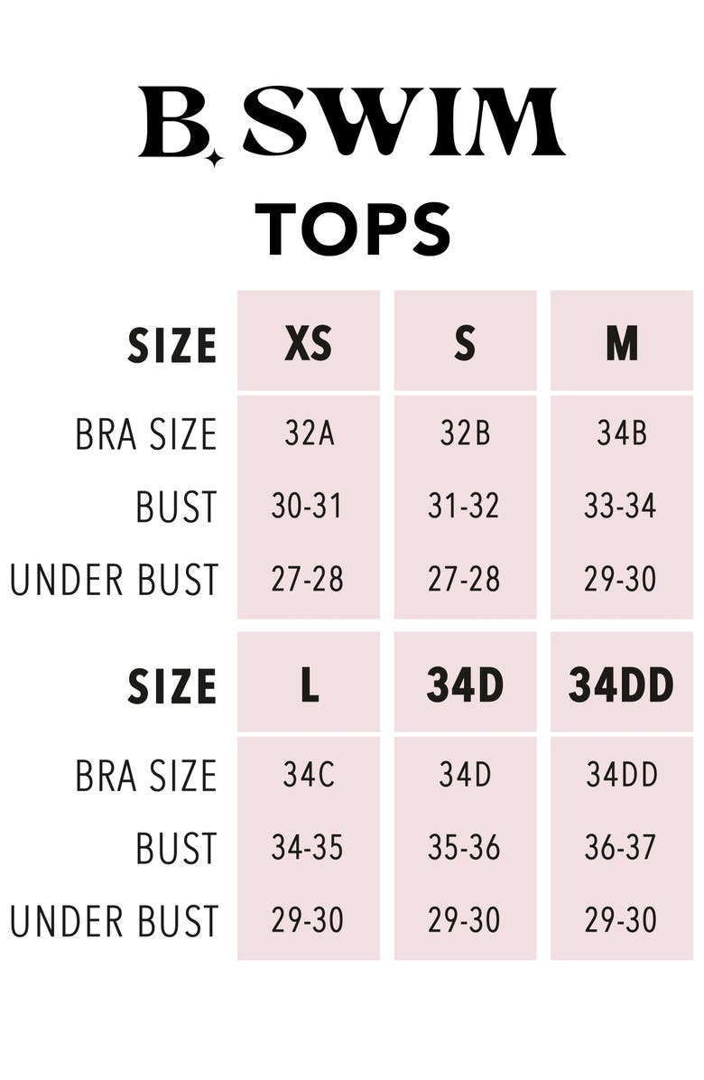 B Swim Bayside Bandeau Bikini Swimsuit Top, Alternate, color, 