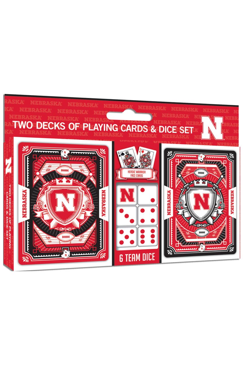 Nebraska Playing Cards & Dice, Main, color, Multicolor