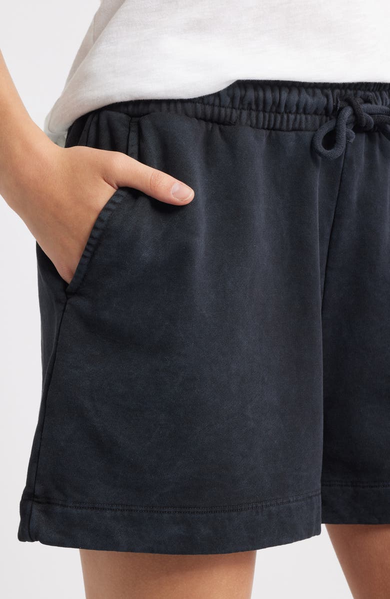 Brooklyn Industries Cotton Sweat Shorts, Alternate, color, Black