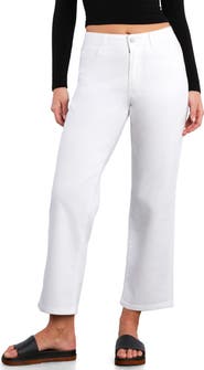 HINT OF BLU Ankle Straight Leg Jeans