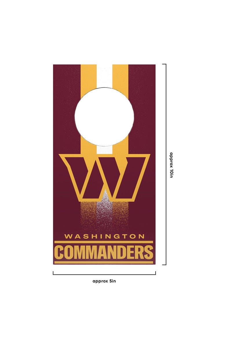 FOCO Washington Commanders Tabletop Cornhole Set, Alternate, color,