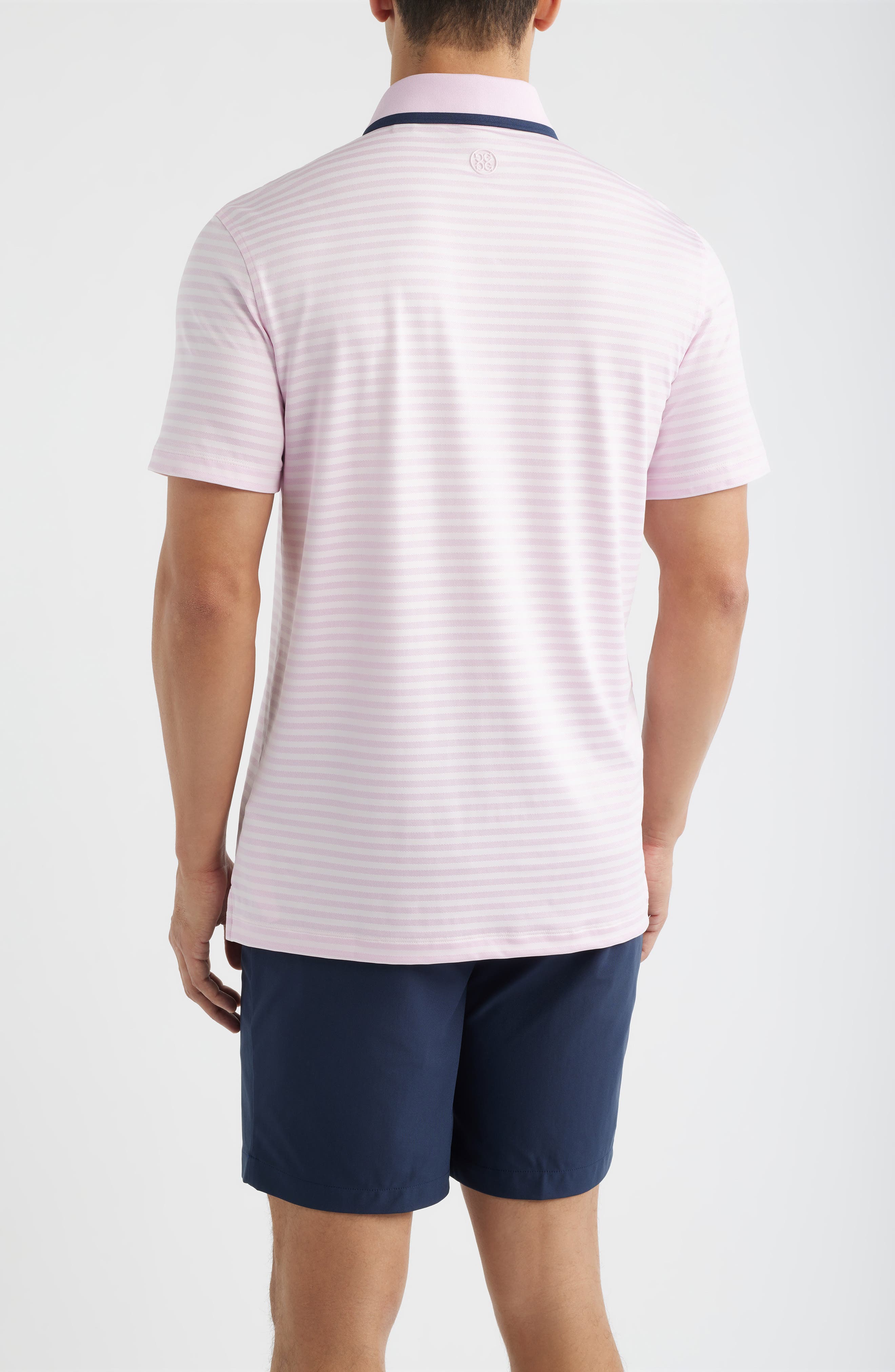 Stripe Mesh Golf Polo - image 4
