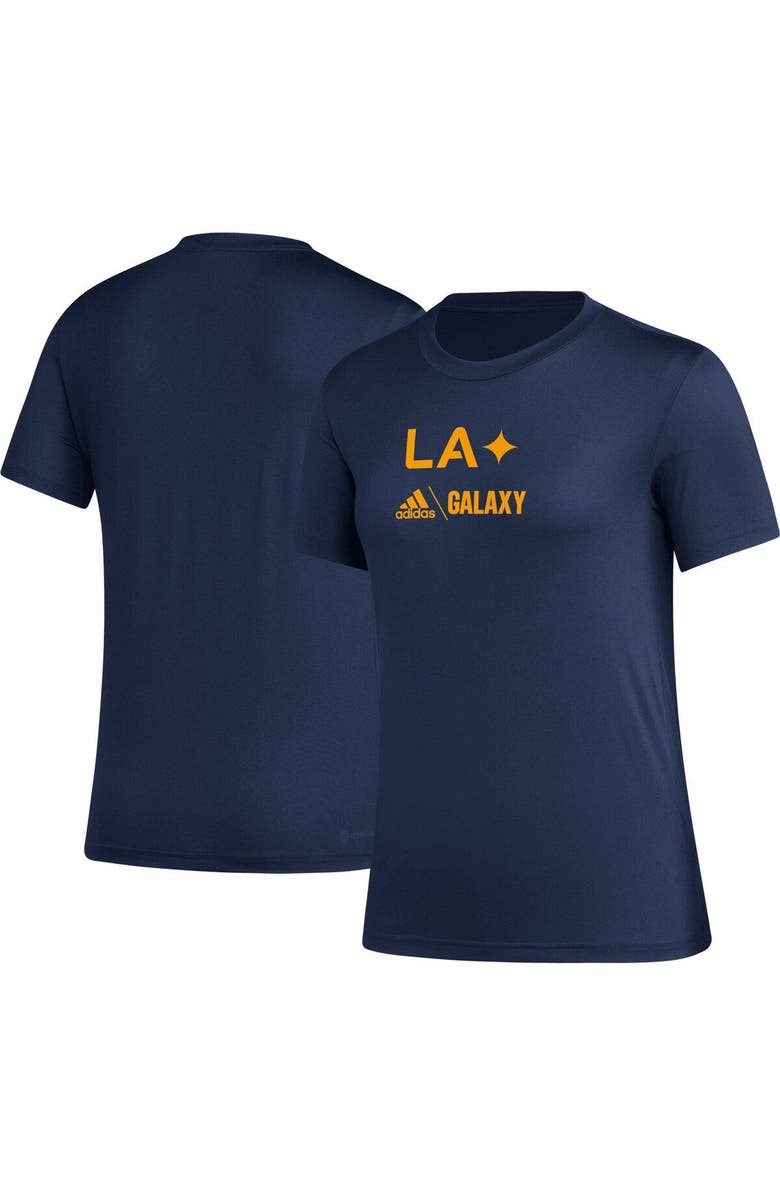 adidas Women's adidas Navy LA Galaxy AEROREADY Club Icon T-Shirt, Main, color, 