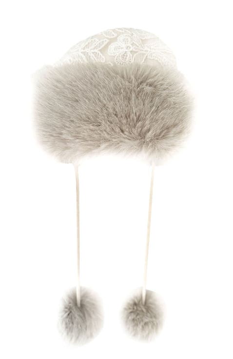 Anna Faux Fur Winter Hat (Toddler)