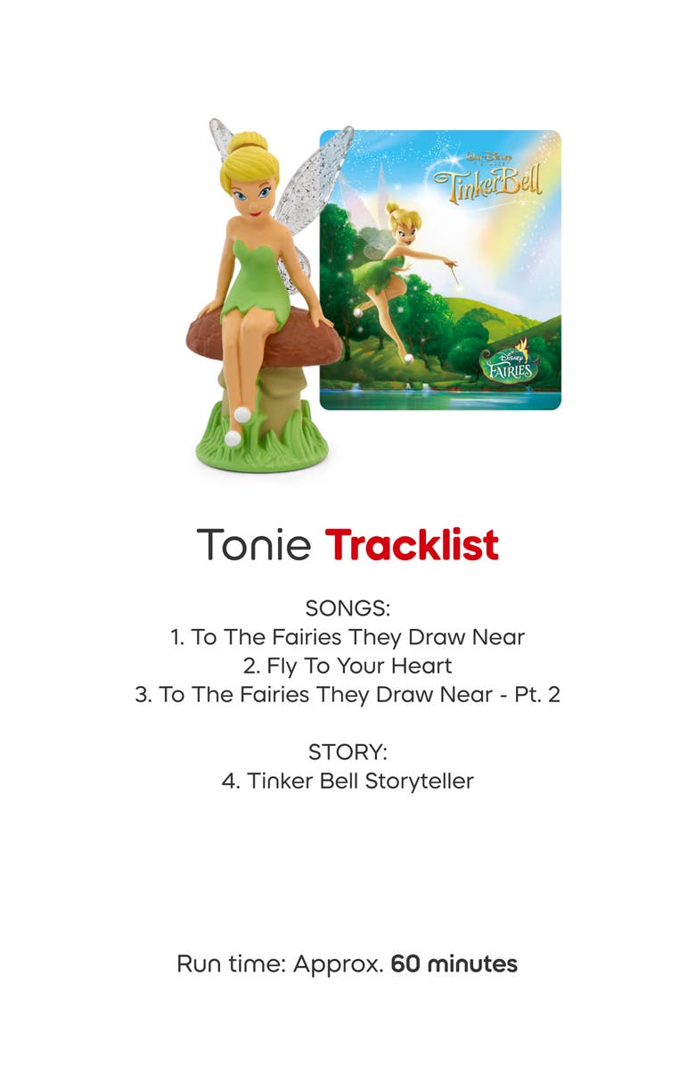 tonies Disney<sup>®</sup> Wish's Asha Tonie & Peter Pan's Tinkerbell Tonie Audio Character Bundle, Alternate, color, Purple/Green