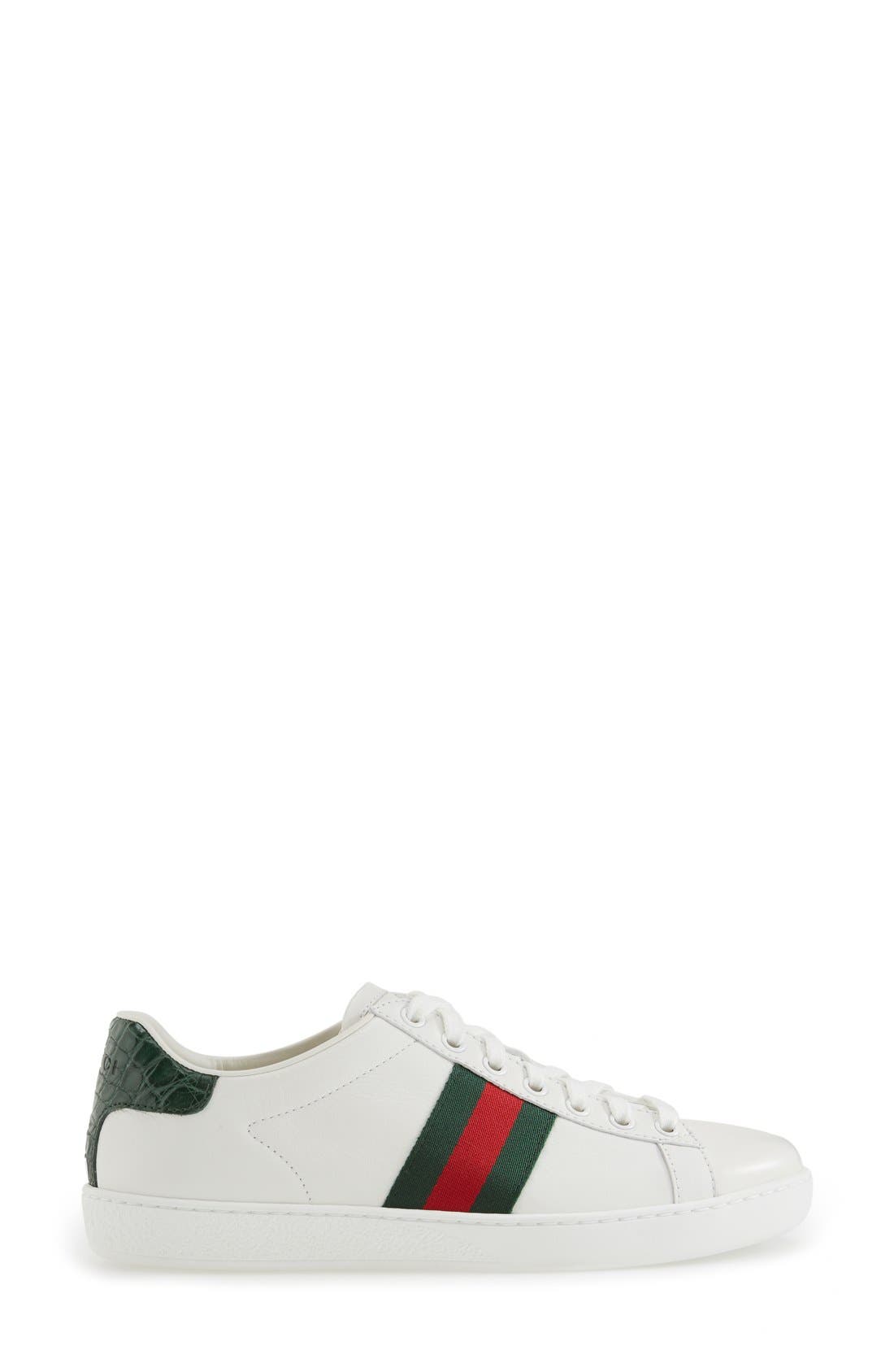 New Ace Sneaker, Alternate, color, WHITE
