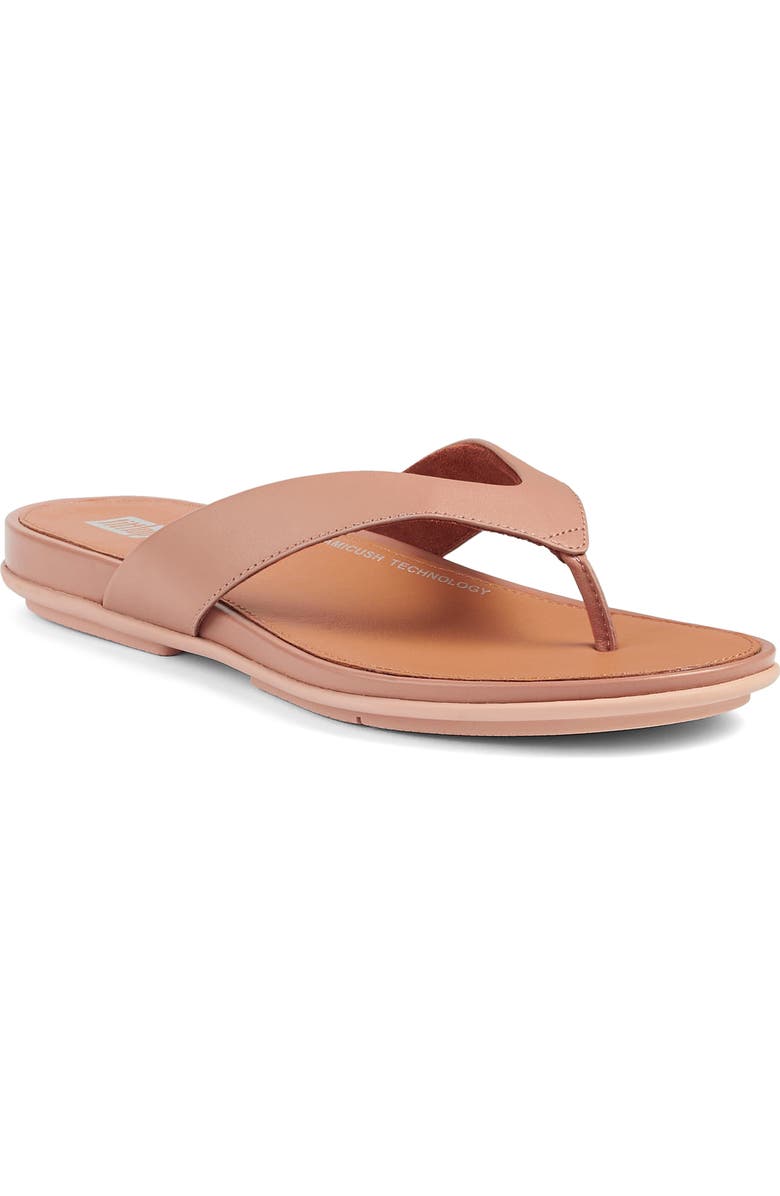 FitFlop Gracie Flip Flop, Main, color, Beige