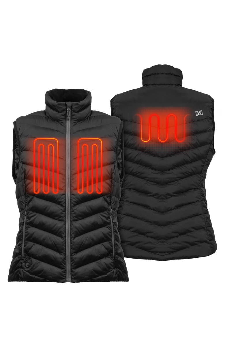 Mobile Warming Backcountry Xtera Packable Heated Puffer Vest - Women's, Alternate, color, Black