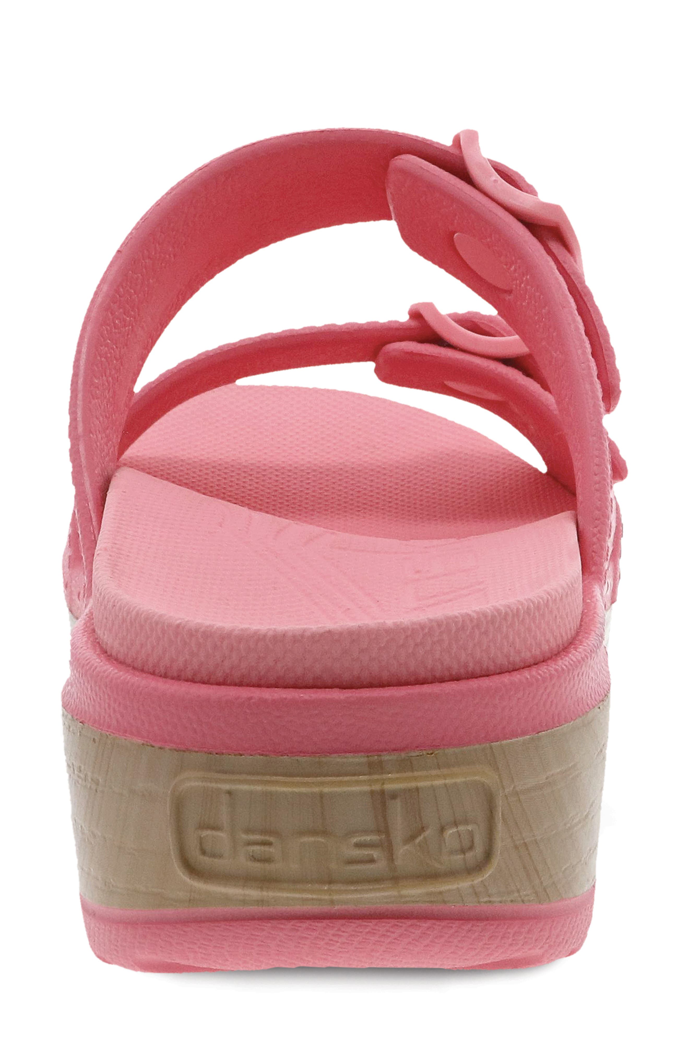 Kandi Slide Sandal, Alternate, color, CORAL MOLDED