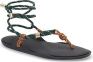FLOWZE Lace-Up Ropes Water Repellent Thong Slide Sandal