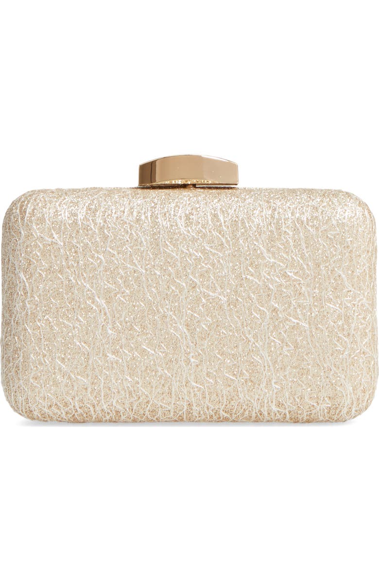 Nordstrom Abstract Lace Minaudière, Main, color,