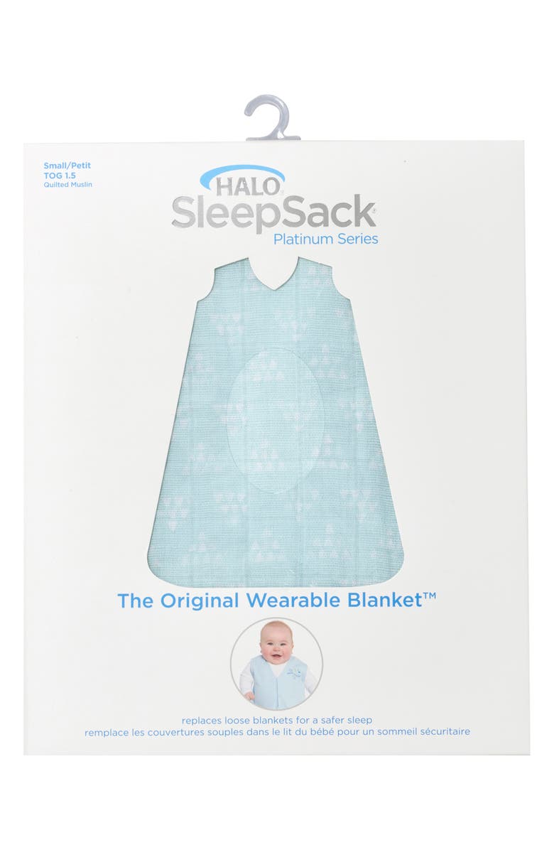HALO <sup>®</sup> Platinum Series SleepSack<sup>™</sup> Quilted Muslin Wearable Blanket, Alternate, color, 