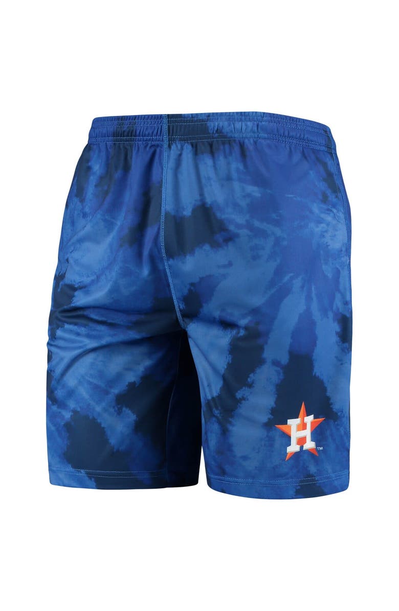 FOCO Men's FOCO Navy Houston Astros Tie-Dye Training Shorts, Alternate, color, Navy