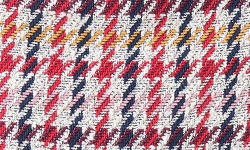 Akris Punto Check Tweed Fringed Skirt In Multi