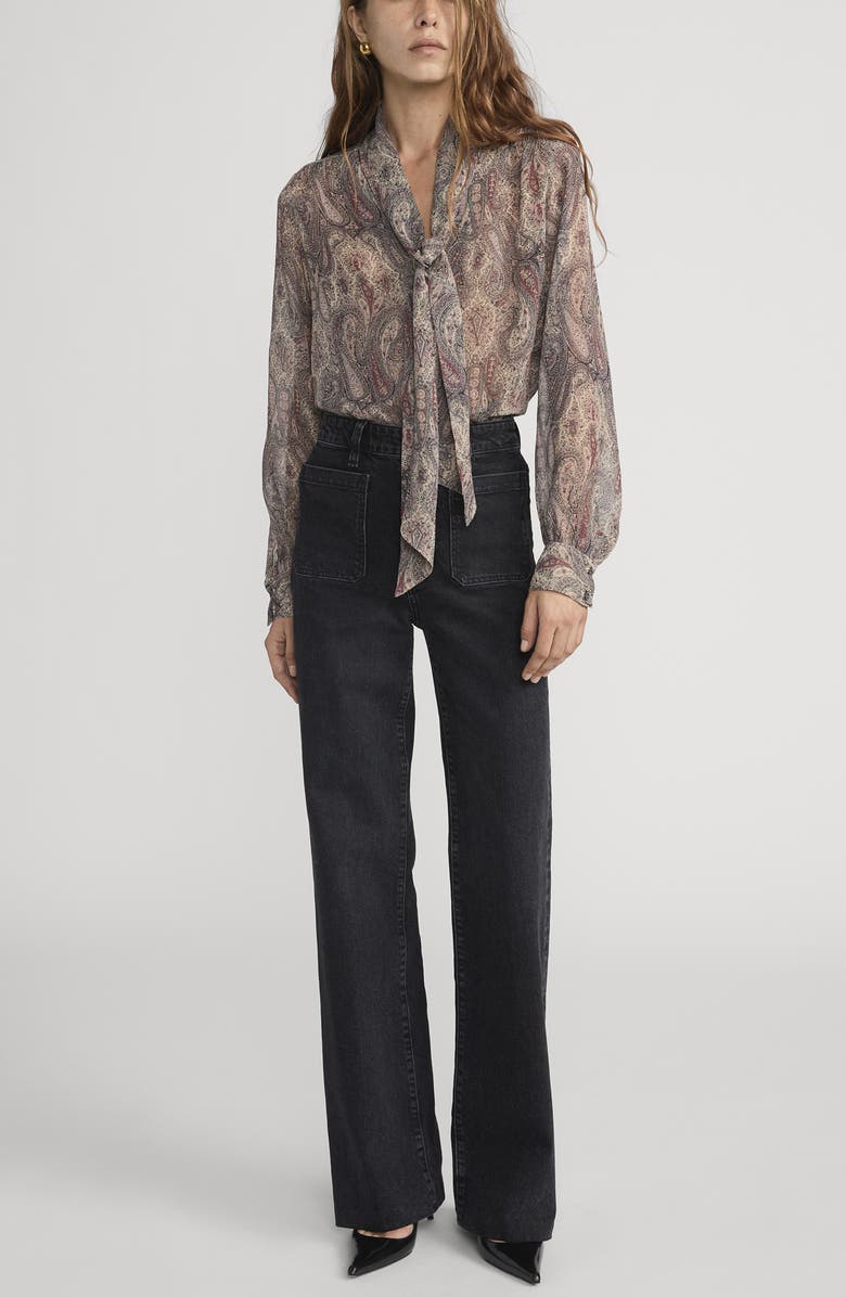 FRAME The Refined Straight Leg Jeans, Alternate, color, Vector