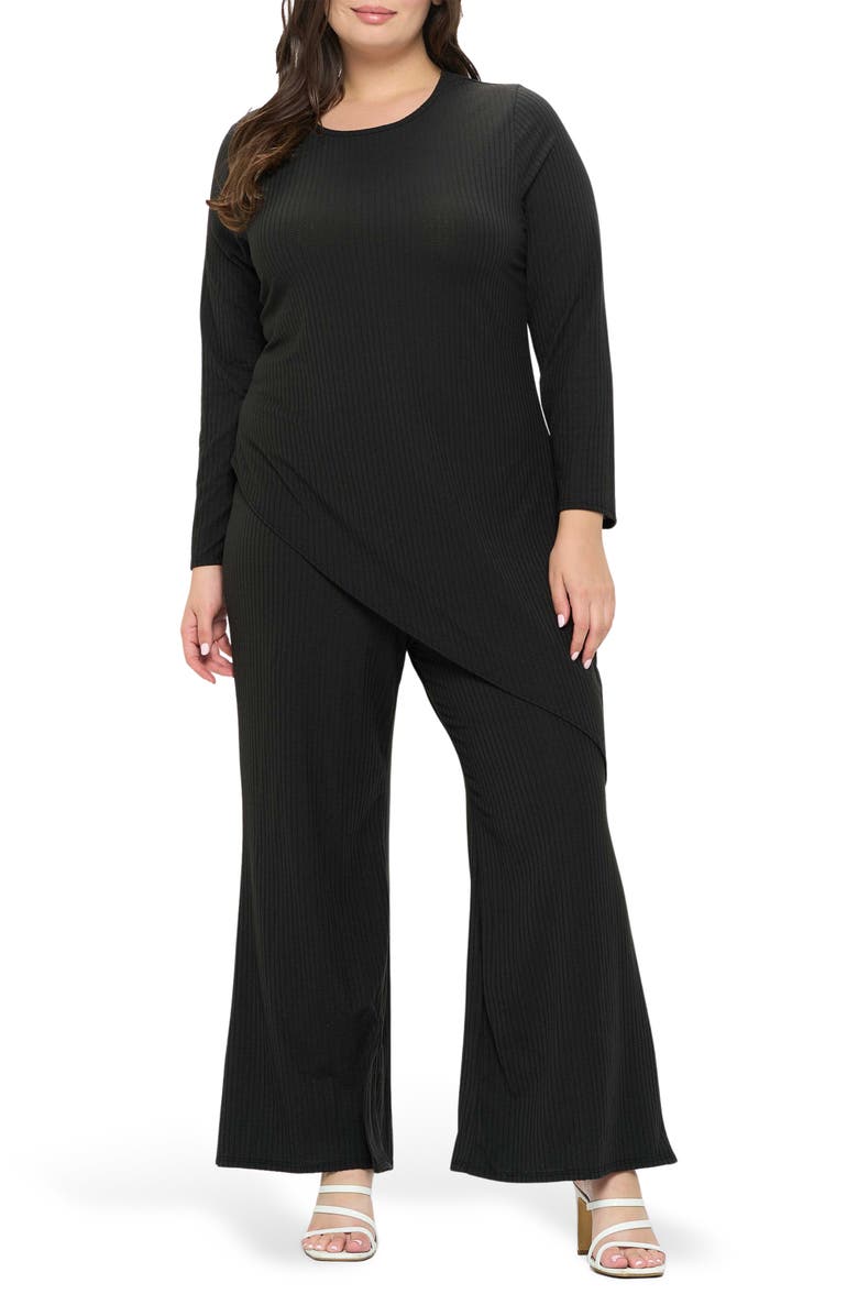 L I V D Gianna Asymmetric Top & Pants Set, Main, color,